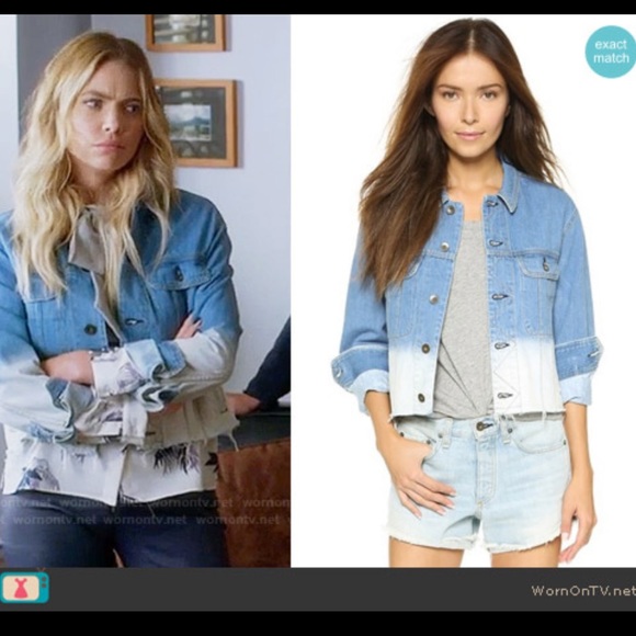 rag & bone Jackets & Blazers - ASO Pretty Little Liars Rag & Bone Ombre Denim Jacket XS